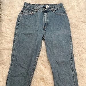 Raw hem vintage 550 Levi’s